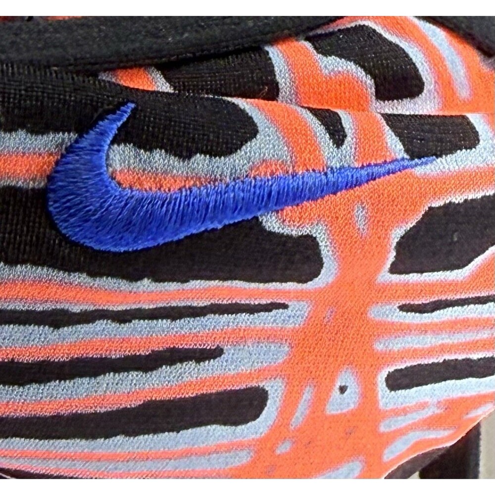 Nike Women's One Piece Swimsuit Black Orange Abstract Size 10 (36) B0064 - Picture 4 of 4